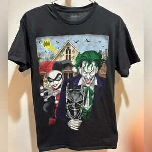 Batman the Joker Black Graphic Tee